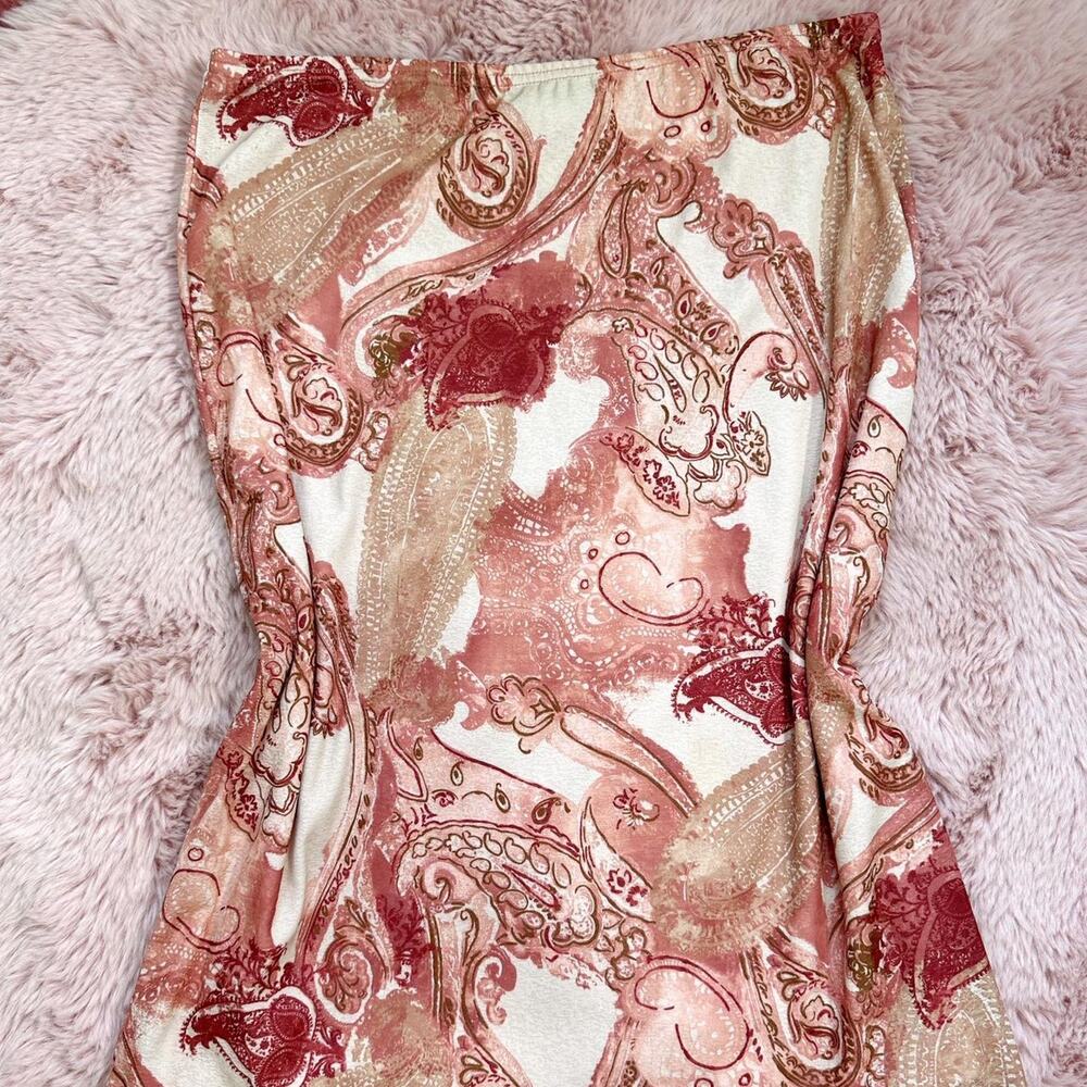 Absolutely gorgeous rachel rachel floral micromesh midi skirt
